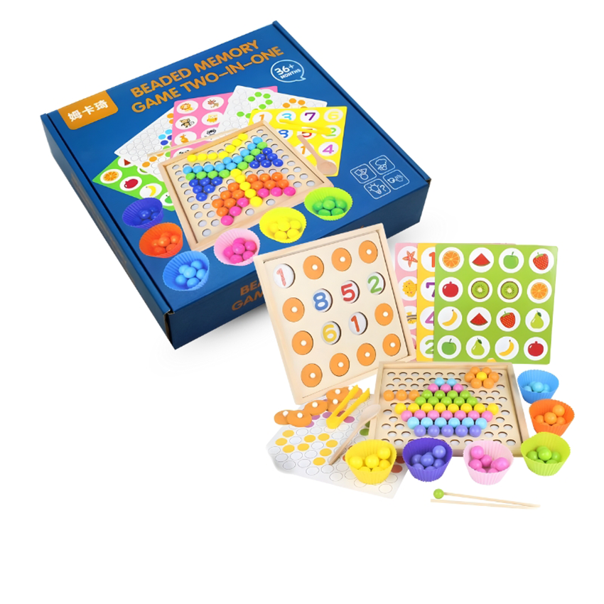 Beaded Memory Game Two in One