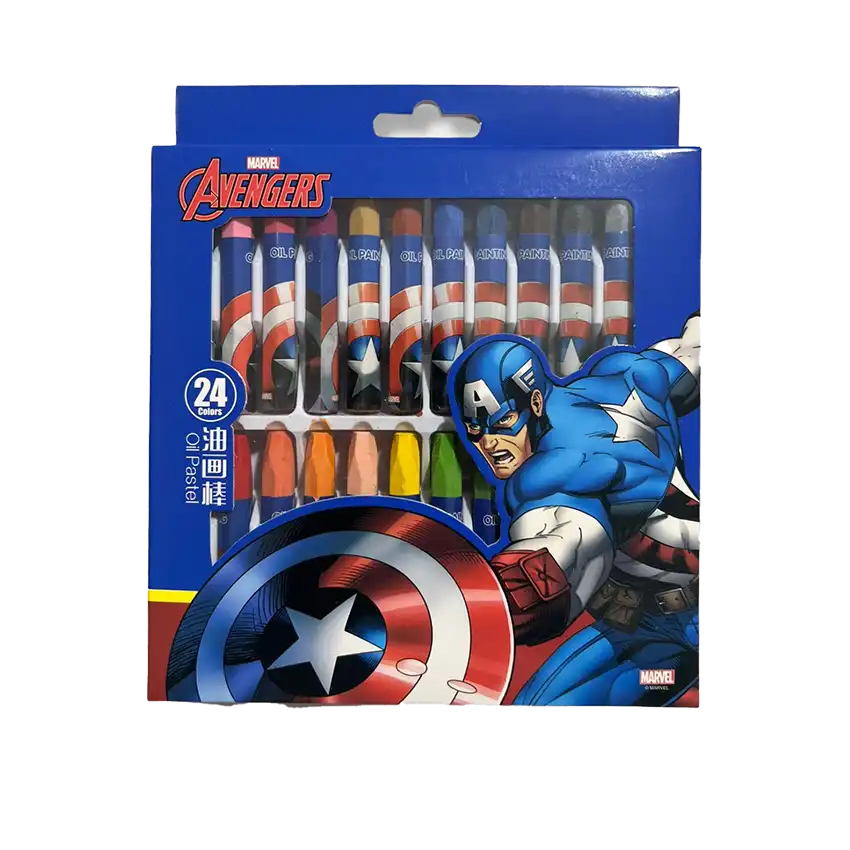 Captain America Oil Pastel Color Set