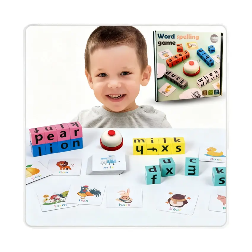 Word Spelling Game with Bell