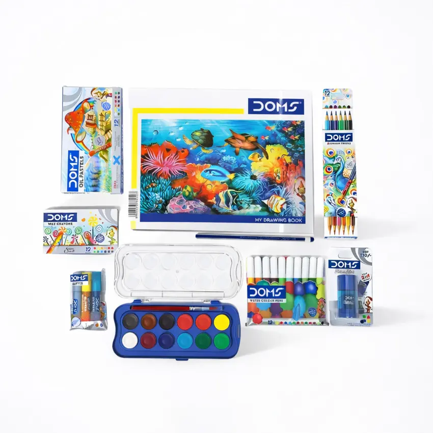 DOMS Art Strokes Colorful Smart Kit