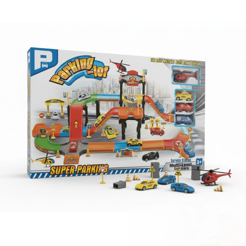 Kids DIY Super Parking-Lot