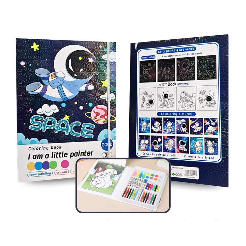 Space Coloring Book Set