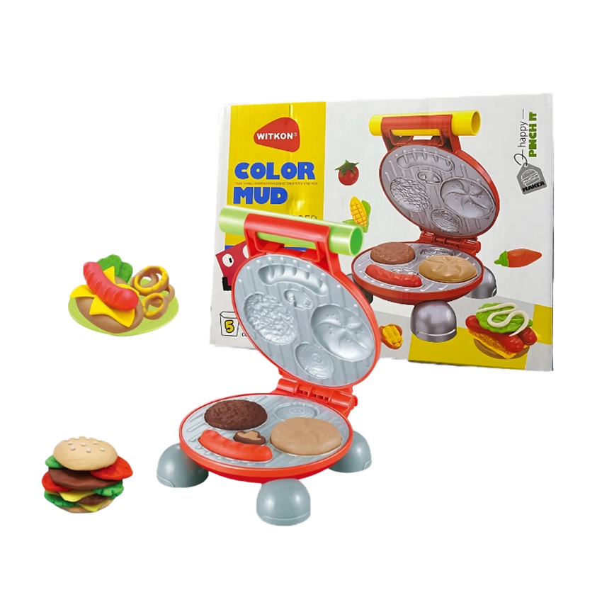 Color Mud Burger Creation