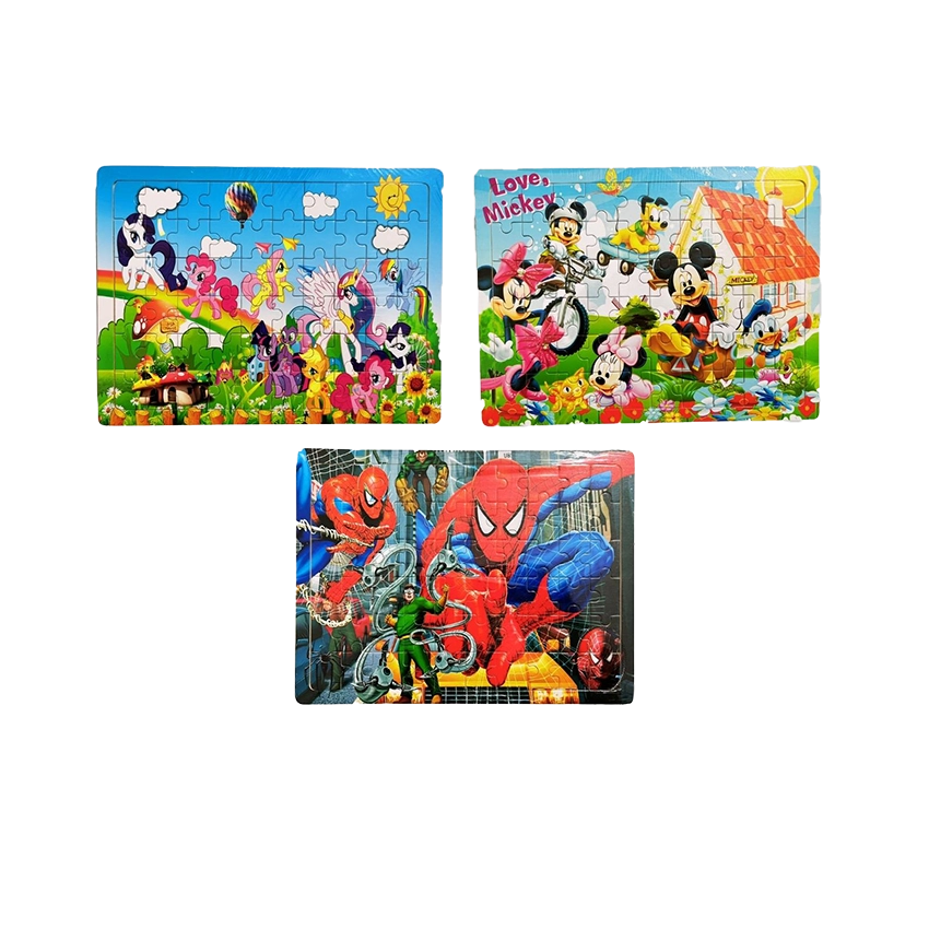 Kids Cartoon Puzzle Set