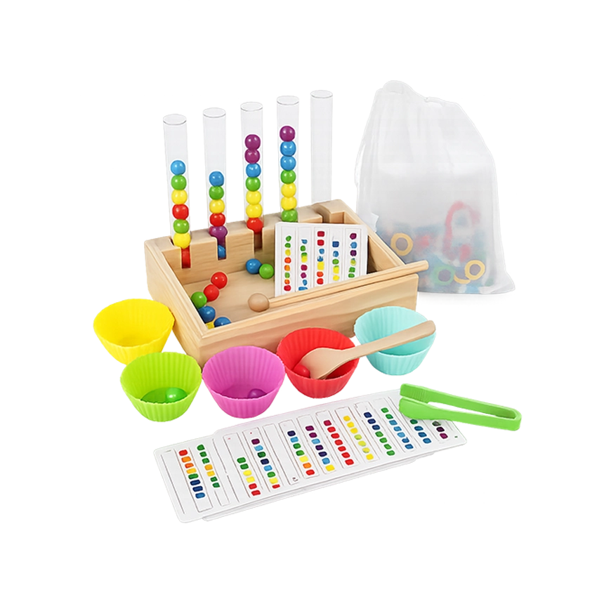 Rainbow Beads Clip Clip Music