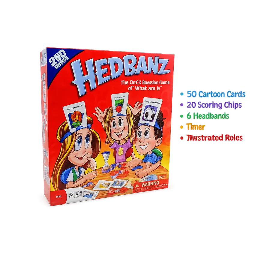 Quick Hedbanz 2nd Edition - Question Board Game
