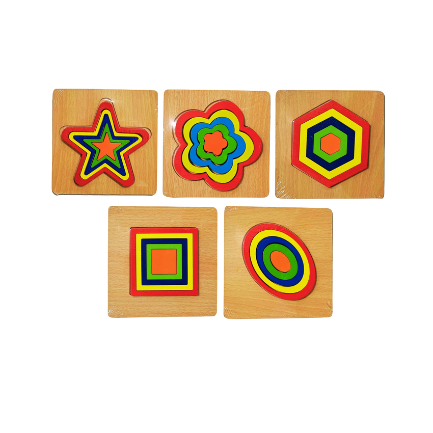 CP087 Premium 3D Shape Puzzles Set