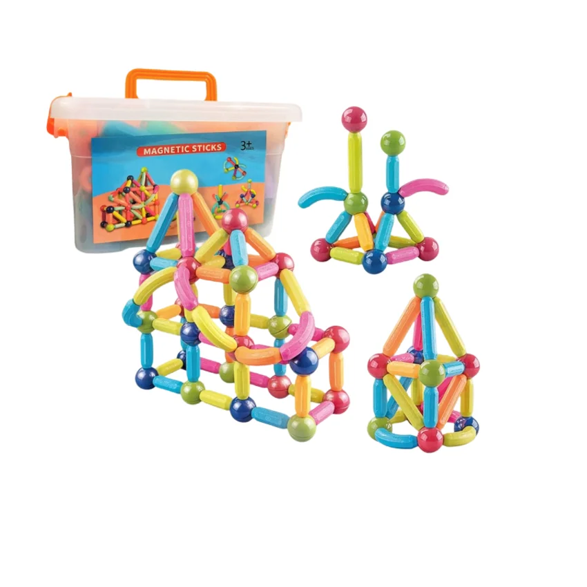 3D Premium Magnetic Rods 42 pcs