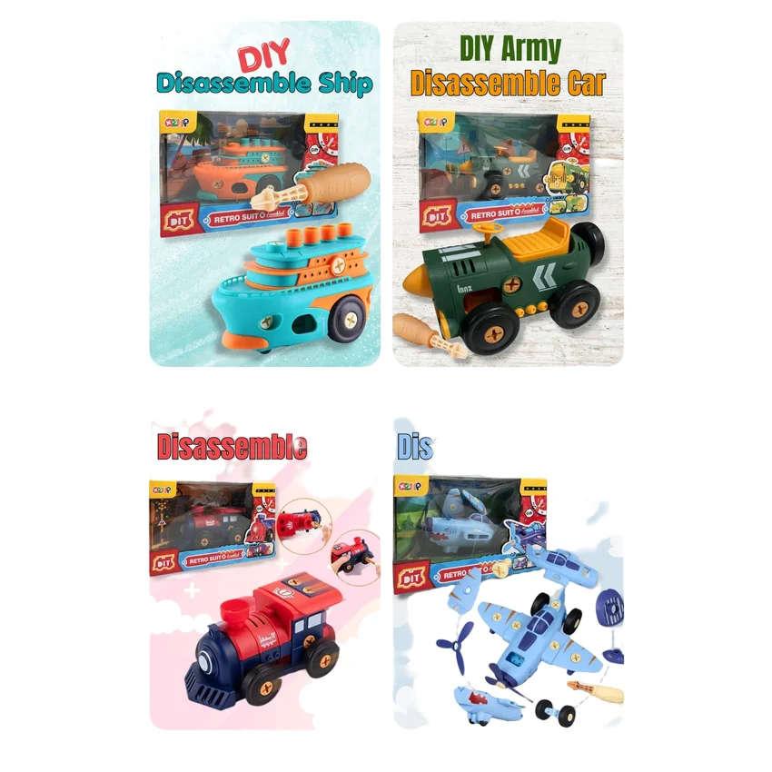 DIY Retro Suit Vehicle Disassemble Set