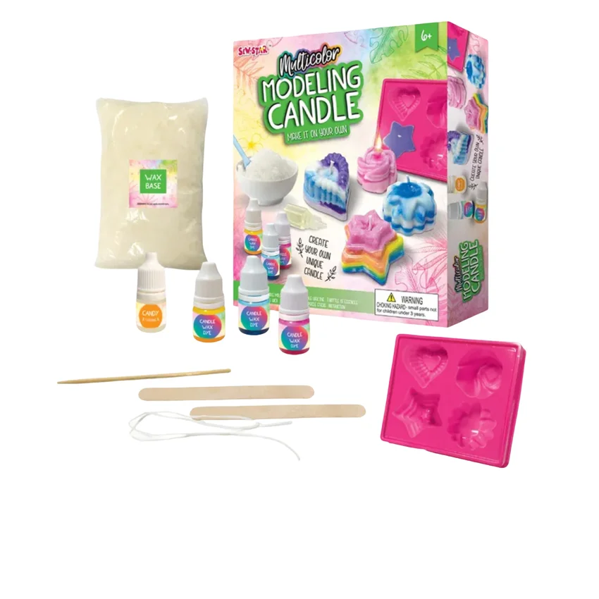 Multicolor Modeling Candle