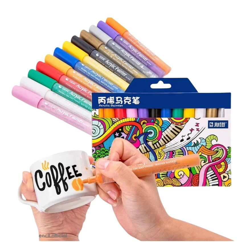 Acrylic Paint Marker Pen 12 pcs