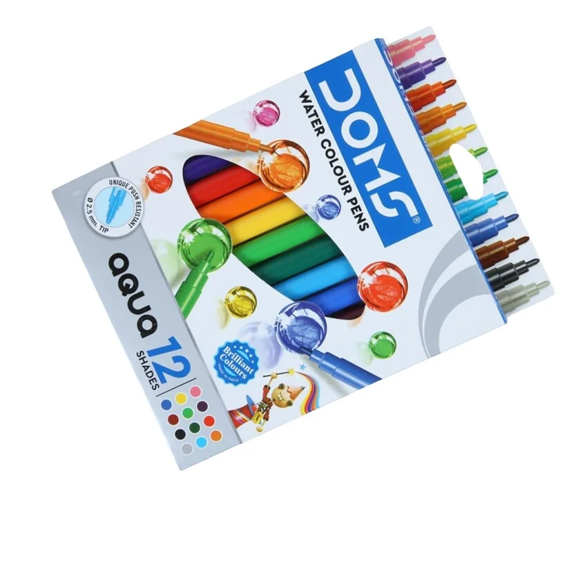 DOMS Water Colour Pens 12 Shades