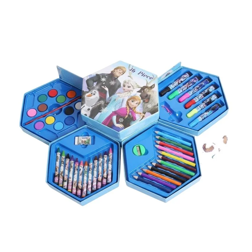 Kids Frozen 46 pcs Coloring Set