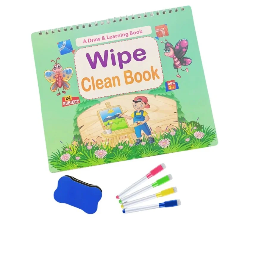 Wipe Clean Book For Kids