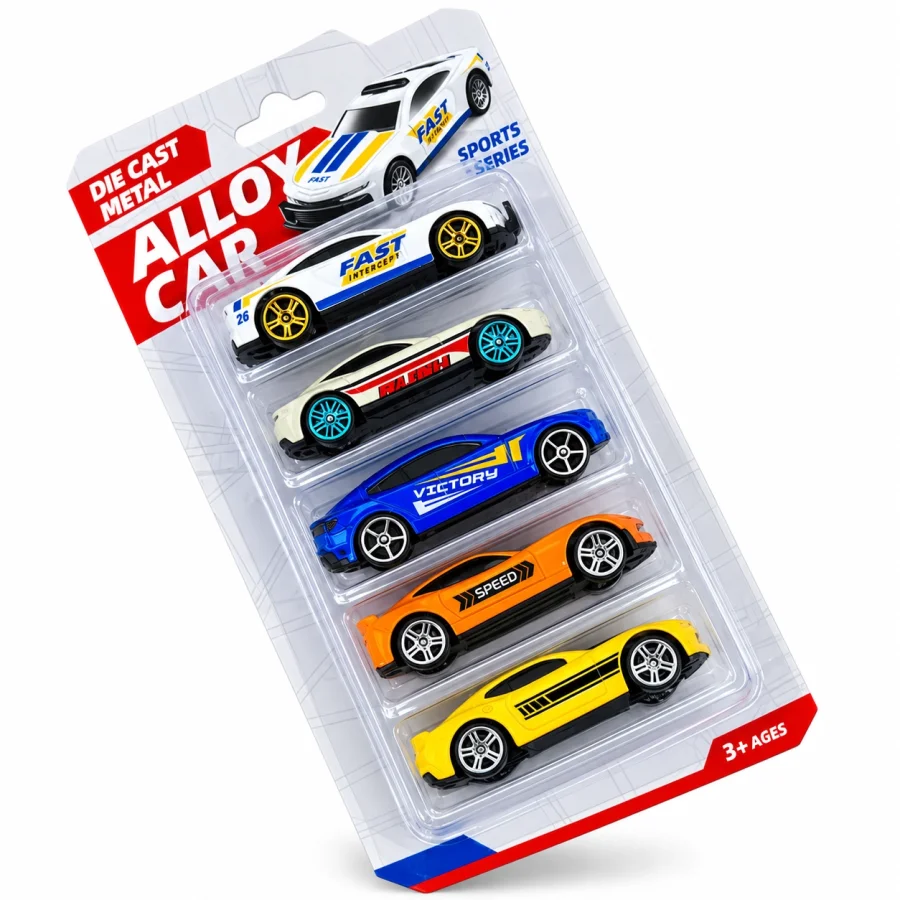 Alloy Car 5-Piece Die-Cast Metal Sports Series