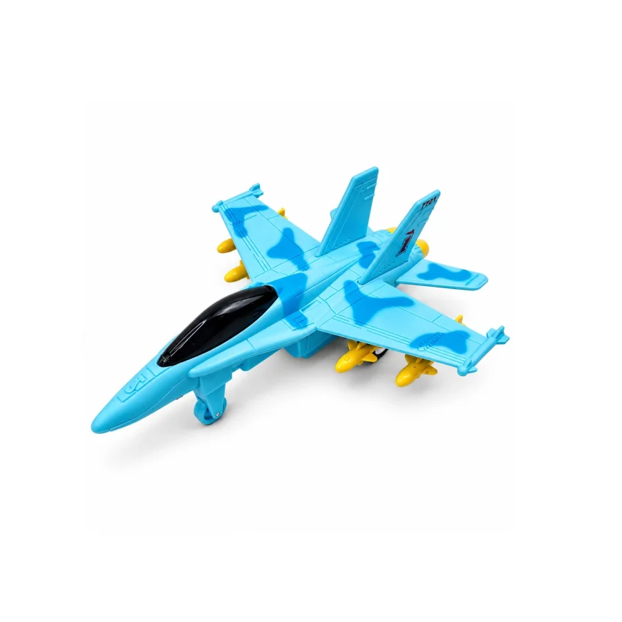 Blue Fighter Jet Toy