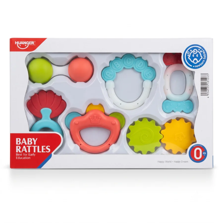 HUANGER Baby Rattles & Teethers 6 pcs
