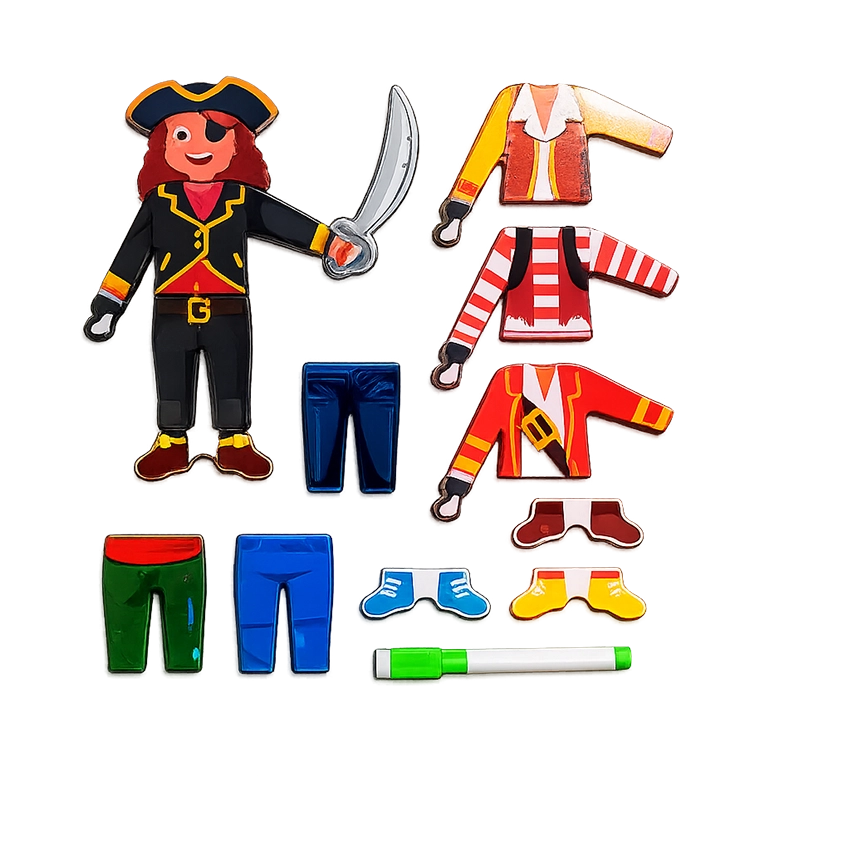 Pirates Dressup Puzzle Set