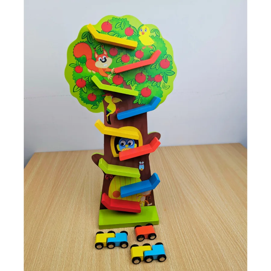 Squirrel Taxiway Wooden Car Ramp Track Set - Image 2