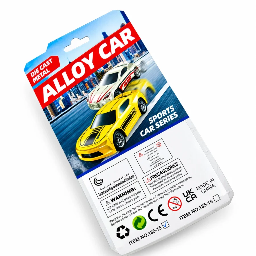 Alloy Car 5-Piece Die-Cast Metal Sports Series - Image 2