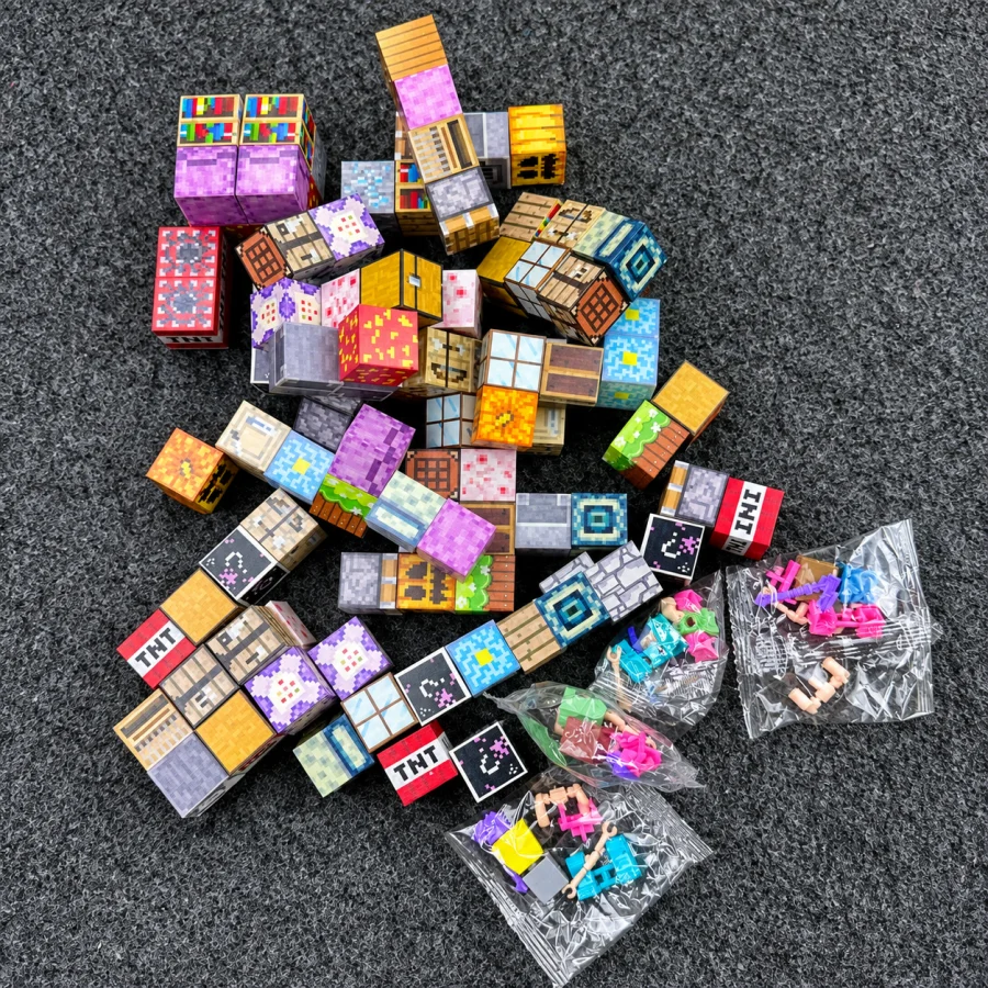 Minecraft Magnetic Cube Blocks Building Set - Image 3