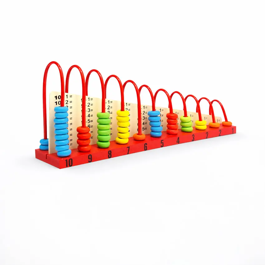 Creative Wooden Calculation Shelf Toy for Kids - Image 2
