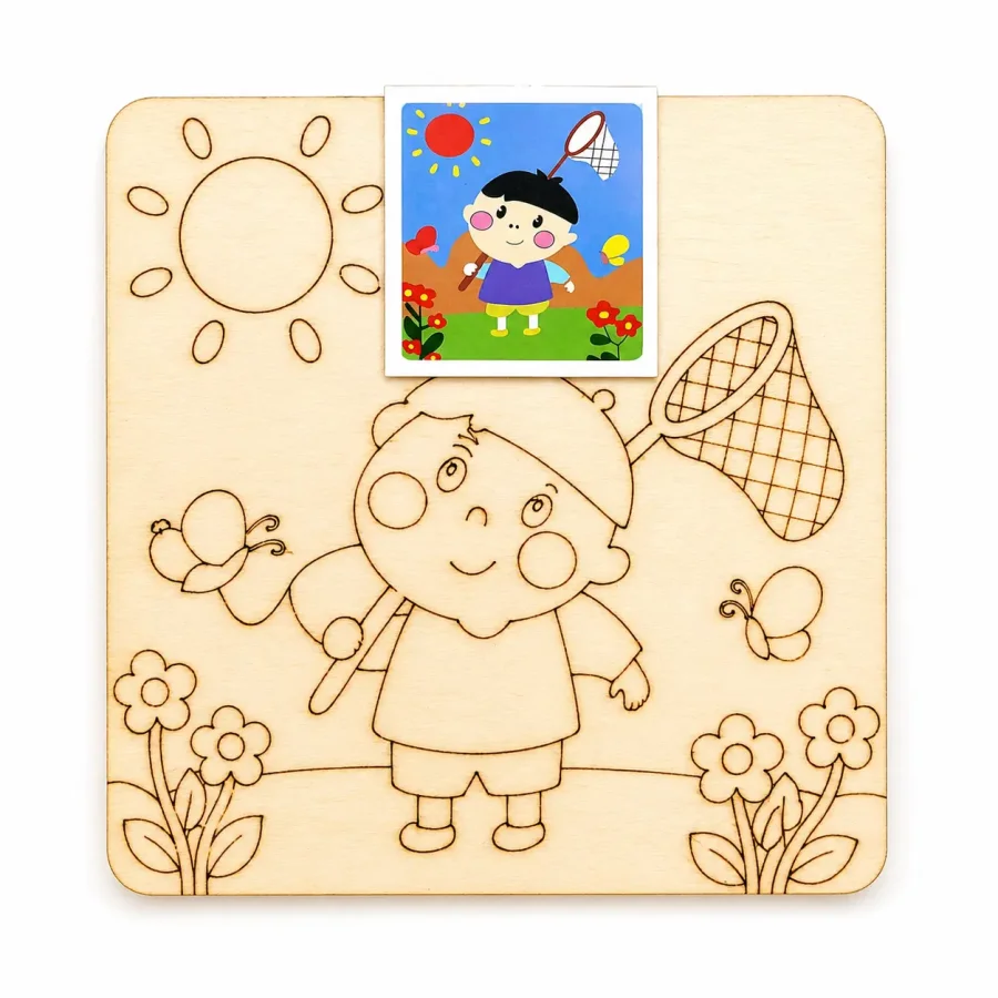 Wooden Colouring Crafts Kits - Image 4