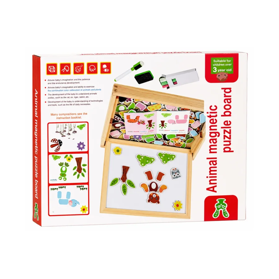 Animal Magnetic Puzzle Board