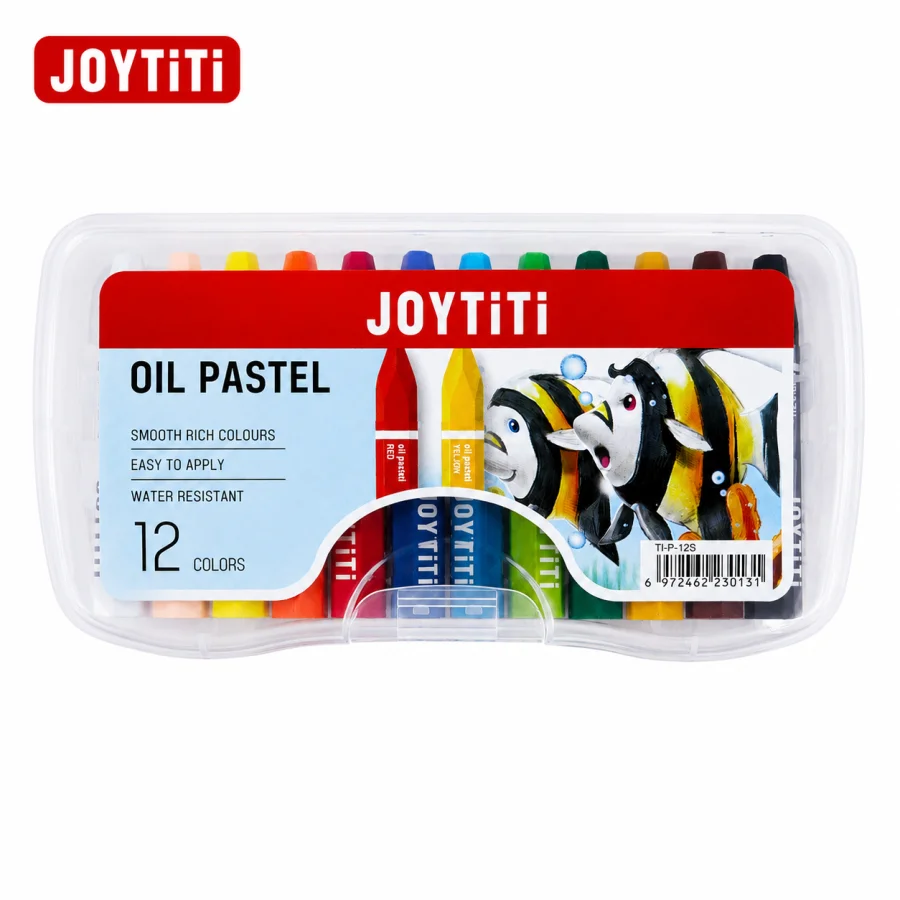 JoyTiTi 12 Colors Oil Pastel Crayons Set for Kids