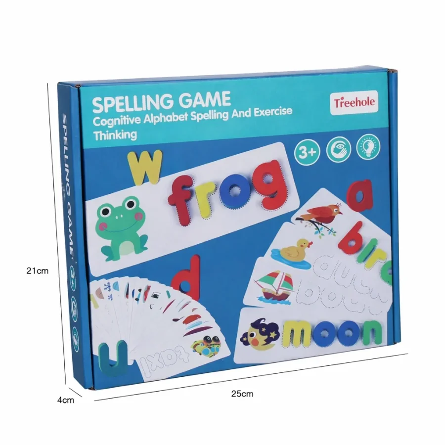 Unique Wooden Spelling Game English Words