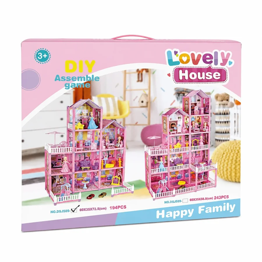 DIY Lovely Doll House 194 Pcs - Image 2